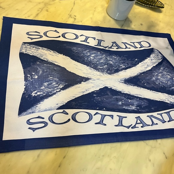 Vintage Hand Towel Tapestry Castles Scotland NWOT - Picture 8 of 16